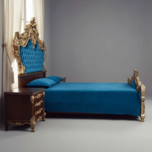 heritage solid wood carved bed – built to last for generations