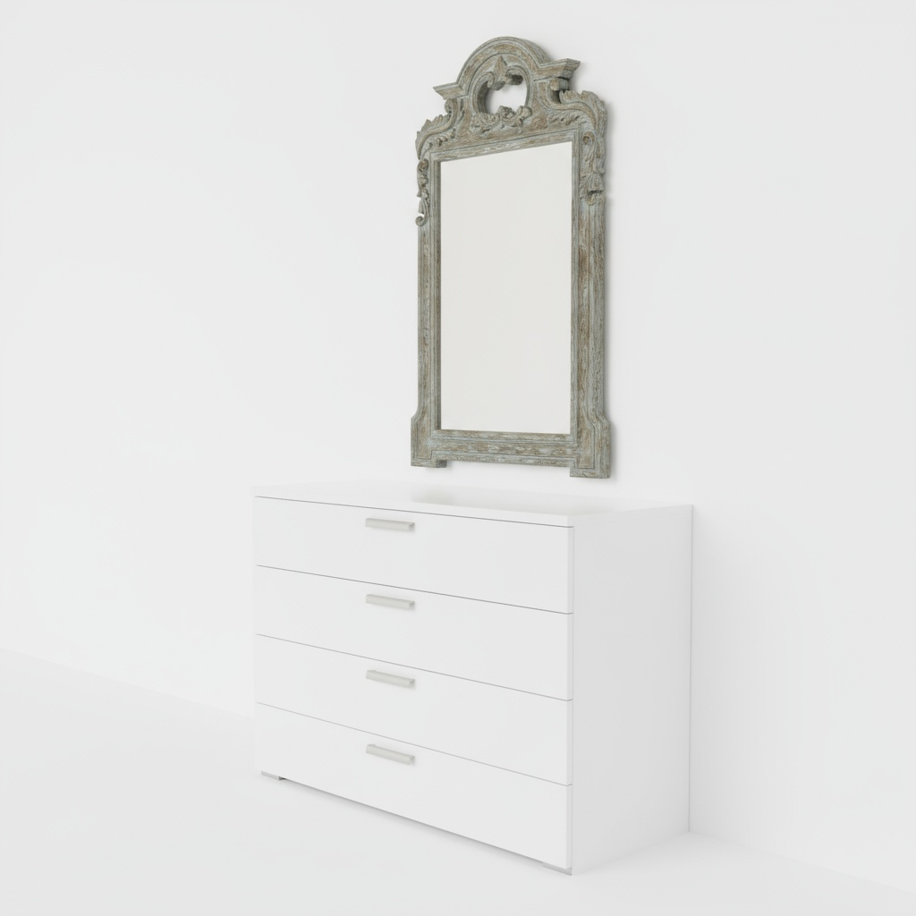 elegant grey & golden carved wooden frame – handcrafted wall art with natural polish elegant grey & golden carved wooden frame – handcrafted wall art with natural polish