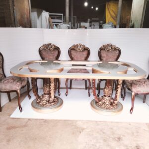 elegant wooden dining table – timeless design for modern homes