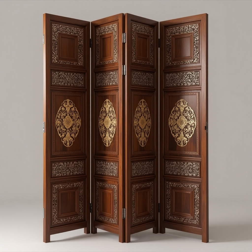 classic handcrafted wood partition – perfect blend of aesthetics and utility