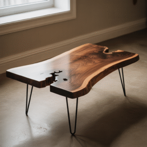 small teak wood coffee table – perfect blend of style and functionality