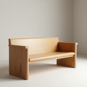 classic teak backrest bench – handcrafted solid teak wood outdoor & indoor seating