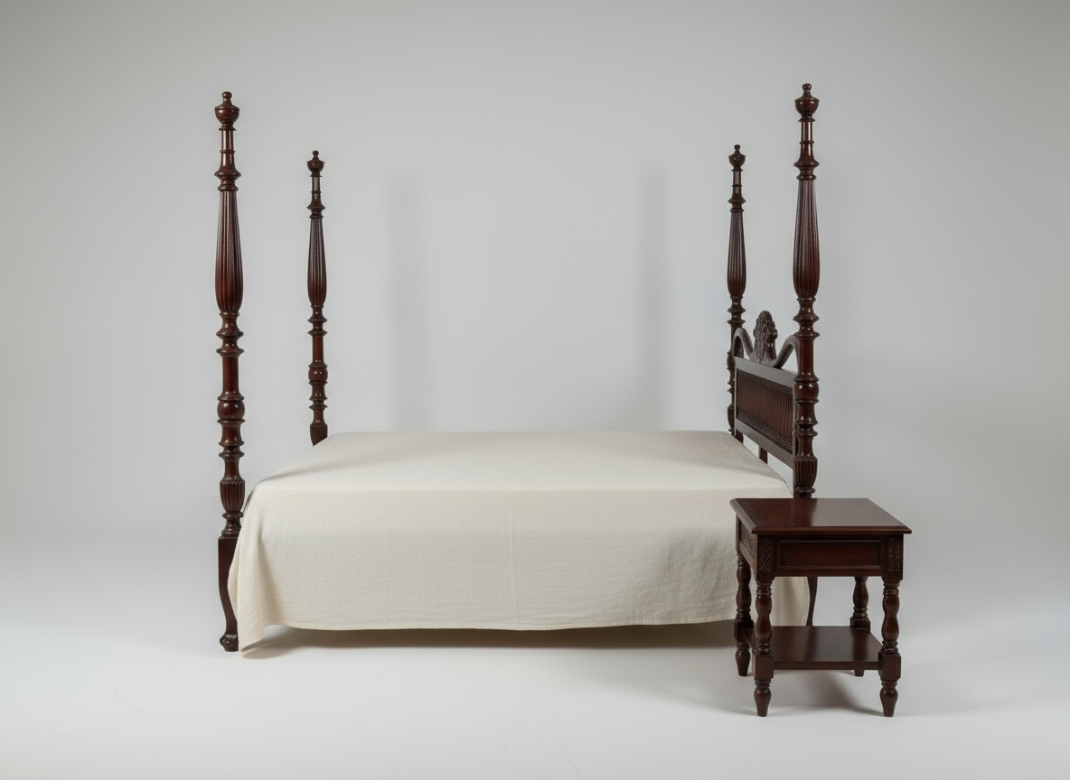 pan curved headboard wooden bed – handcrafted elegance for modern bedrooms