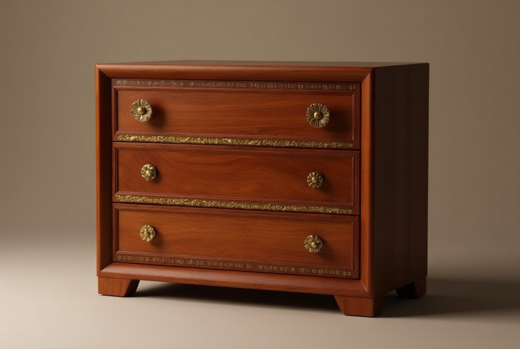 heritage teak wood box table – handcrafted wooden storage accent