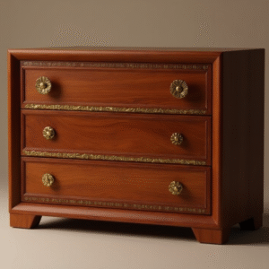 premium teak wood storage box table – durable and decorative accent