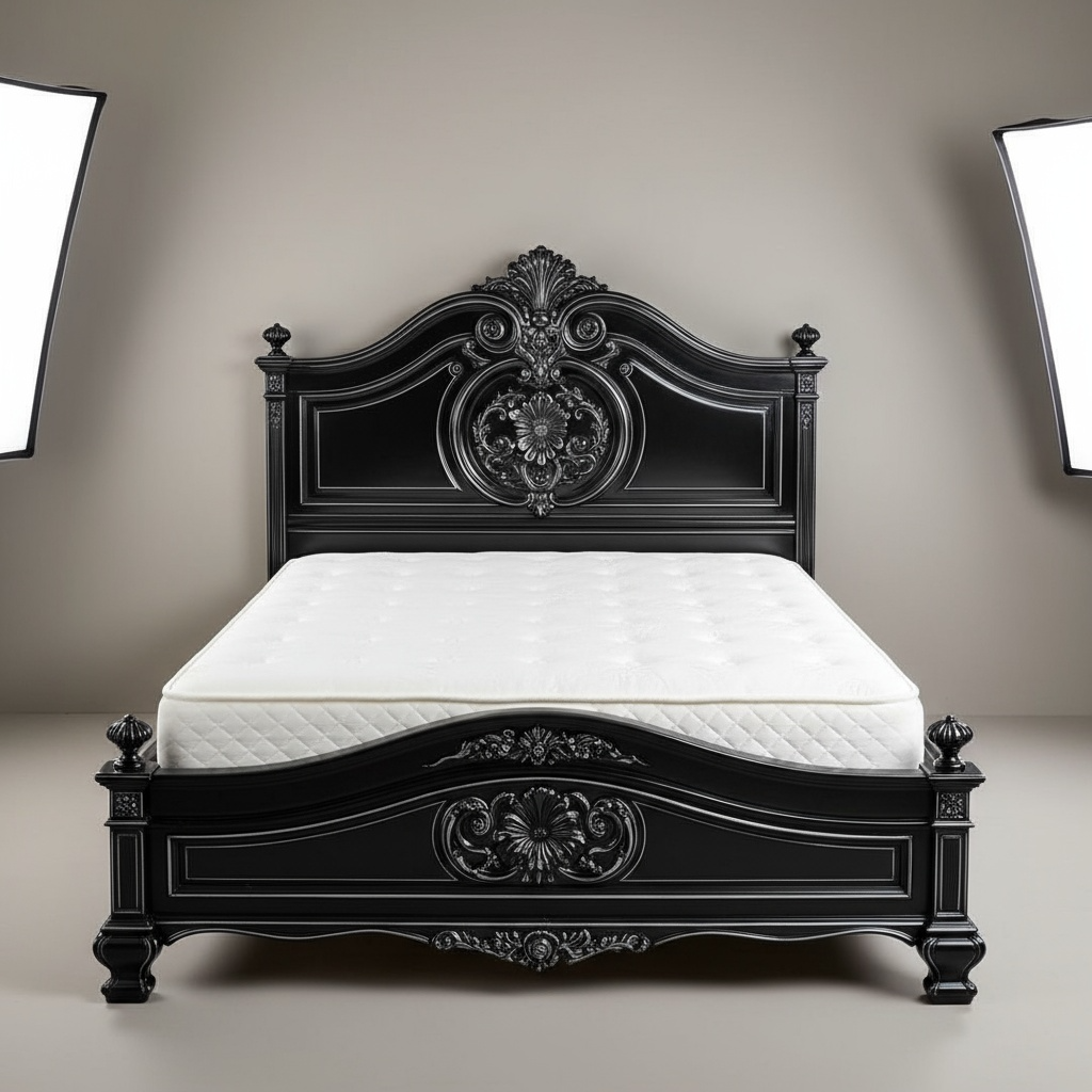 simple & elegant solid wood bed – fits any bedroom style