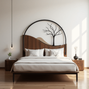 premium teak wood storage bed – solid wood bed with built in storage