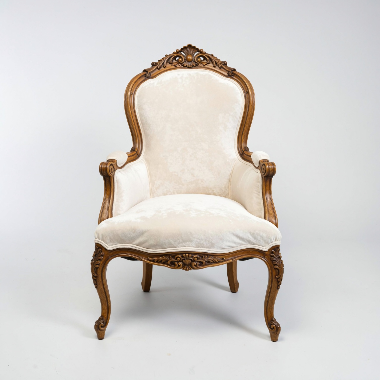 polished teak wood chair – smooth finish showcasing natural wood grain