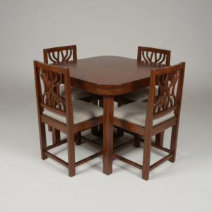 four seater capacity makes it perfect for small dining spaces or apartments.