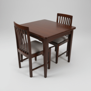 handcrafted teak wood four seater dining table – elegant and functional