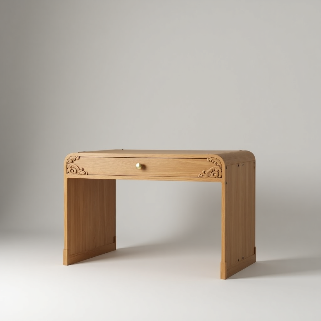 ergonomic handcrafted teak wood writing desk – designed for comfortable long hours of work ergonomic handcrafted teak wood writing desk – designed for comfortable long hours of work