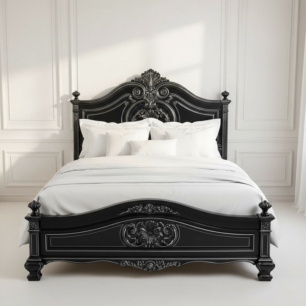 simple & elegant solid wood bed – fits any bedroom style