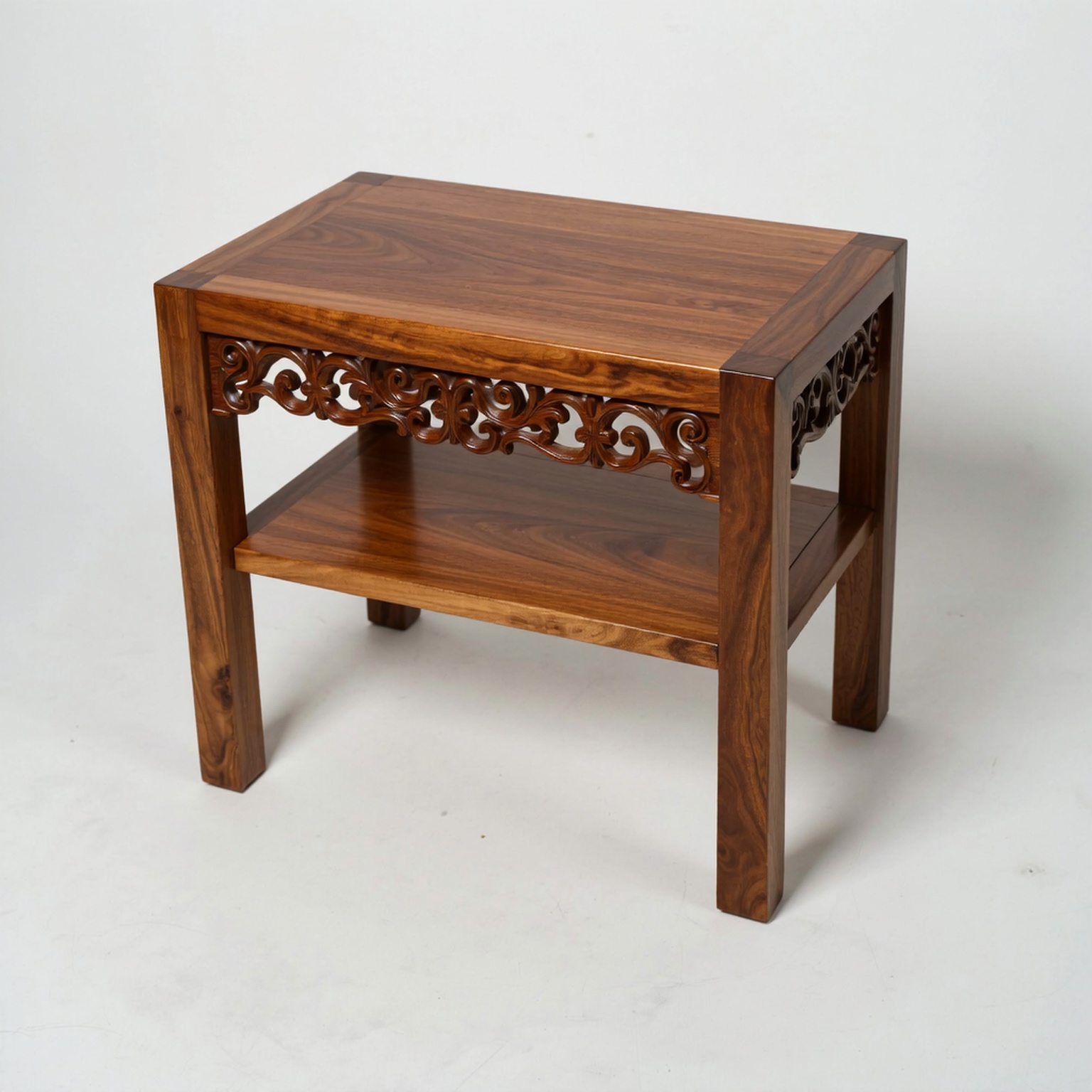 teak wood curved side table – elegant handcrafted accent furniture teak wood curved side table – elegant handcrafted accent furniture