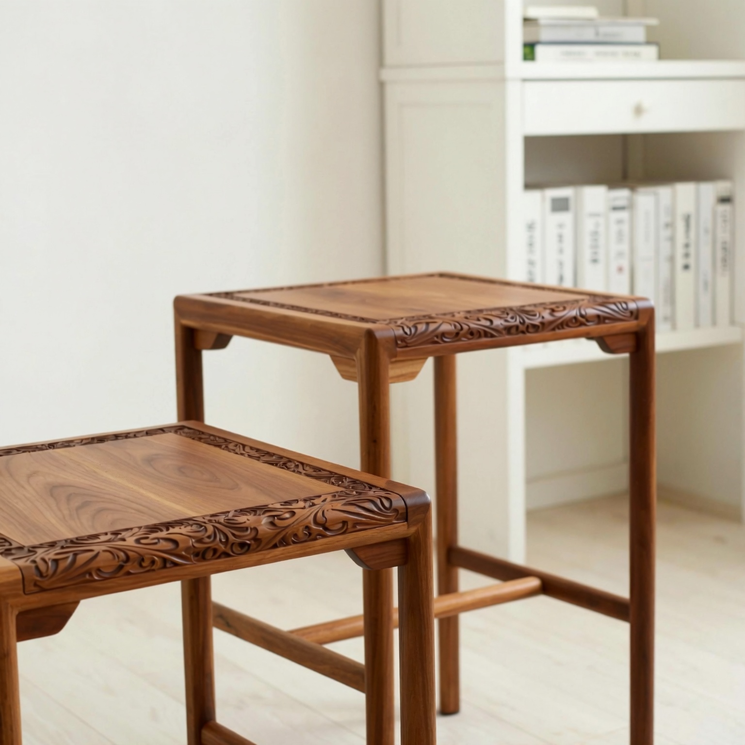 chinese cut décor side tables (set of 2) – elegant oriental accent furniture chinese cut décor side tables (set of 2) – elegant oriental accent furniture