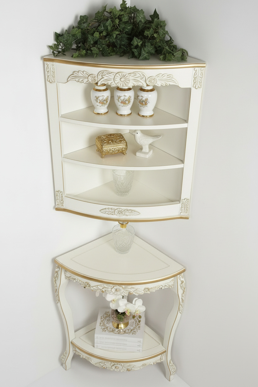 Corner Table with Cupboard 2