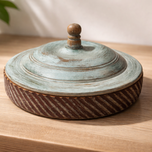 handcrafted rustic wooden keepsake box velvet lining